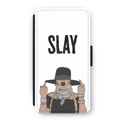 Slay All Day: iPhone X Flip Hoesje
