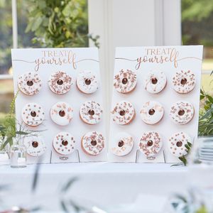 Ginger Ray BR-352 Botanical Wedding Donut Muur
