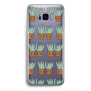 Sansevieria: Samsung Galaxy S8 Transparant Hoesje