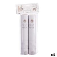 Kledingroller Wit 24 x 19 cm 14 x 31 x 4,5 cm Navulling (12 Stuks)