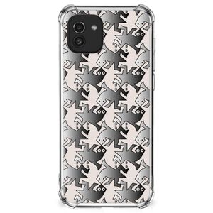 Samsung Galaxy A03 Case Anti-shock Salamander Grey