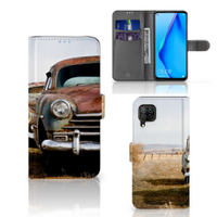 Huawei P40 Lite Telefoonhoesje met foto Vintage Auto - thumbnail