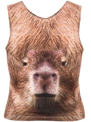 Collina Strada Tanktop met print - Bruin