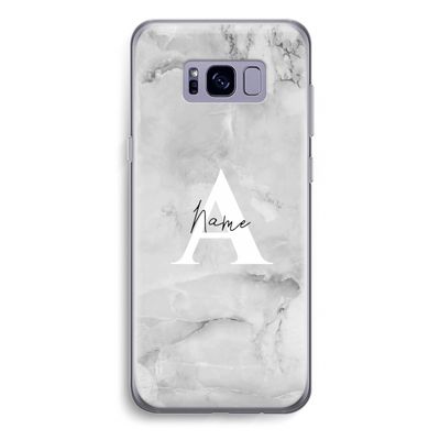 Ivory Marble: Samsung Galaxy S8 Plus Transparant Hoesje