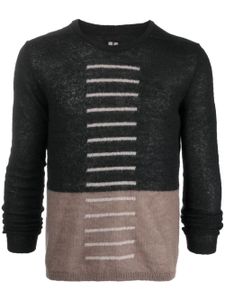 Rick Owens pull Judd à motif colour block - Noir