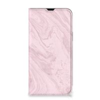 iPhone 13 Pro Max Standcase Marble Pink - Origineel Cadeau Vriendin - thumbnail