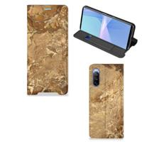 Sony Xperia 10 III | Standcase | Marmer Creme
