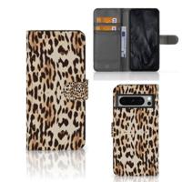 Google Pixel 8 Pro | Telefoonhoesje | Met pasjeshouder | Leopard