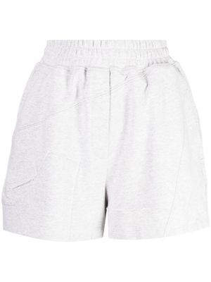 3.1 Phillip Lim short de jogging à empiècements contrastants - Gris
