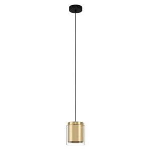 EGLO Lagunitas Hanglamp - E27 - Ø 15 cm - Zwart|Geelkoper|Goud