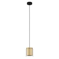 EGLO Lagunitas Hanglamp - E27 - Ø 15 cm - Zwart|Geelkoper|Goud