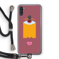 Mono V: Samsung Galaxy A11 Transparant Hoesje met koord