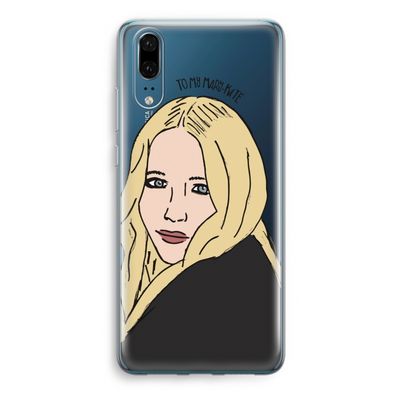 Mary Kate: Huawei P20 Transparant Hoesje