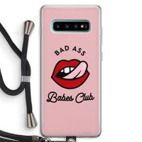 Badass Babes Club: Samsung Galaxy S10 Plus Transparant Hoesje met koord Badass Babes Club: Samsung Galaxy S10 Plus Transparant Hoesje met koord