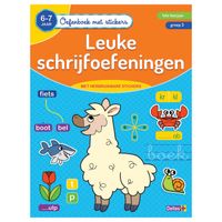 Deltas Oefenboek met Stickers Leuke Schrijfoefeningen (6-7 jaar)