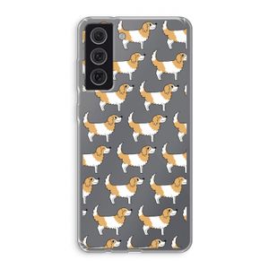 Doggy: Samsung Galaxy S21 FE Transparant Hoesje