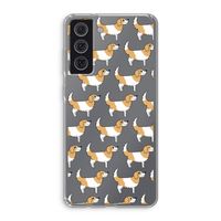 Doggy: Samsung Galaxy S21 FE Transparant Hoesje