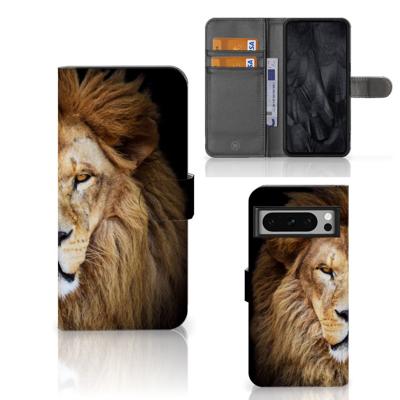 Google Pixel 8 Pro | Telefoonhoesje | Met pasjeshouder | Leeuw Google Pixel 8 Pro | Telefoonhoesje | Met pasjeshouder | Leeuw