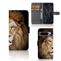 Google Pixel 8 Pro | Telefoonhoesje | Met pasjeshouder | Leeuw