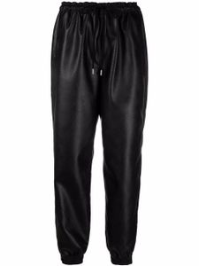 Stella McCartney pantalon Kira en cuir artificiel - Noir