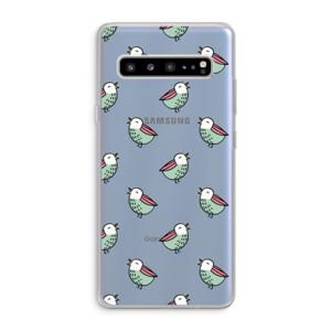 Vogeltjes: Samsung Galaxy S10 5G Transparant Hoesje