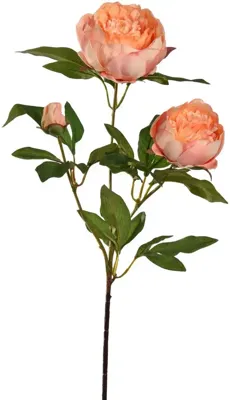 Pure Royal kunsttak pioenroos 70cm roze