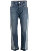 Stella McCartney pantalon droit à design colour block - Bleu - thumbnail