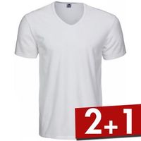 Dovre Organic Cotton V-Neck T-shirt - thumbnail