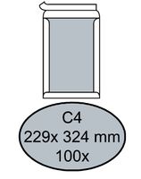 Envelop Quantore bordrug C4 229x324mm zelfkl. wit 100stuks