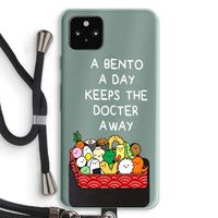Bento a day: Pixel 5a 5G Transparant Hoesje met koord