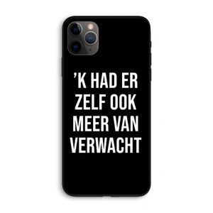 Meer verwacht - Zwart: iPhone 11 Pro Max Biologisch afbreekbaar hoesje