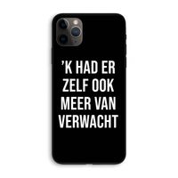 Meer verwacht - Zwart: iPhone 11 Pro Max Biologisch afbreekbaar hoesje
