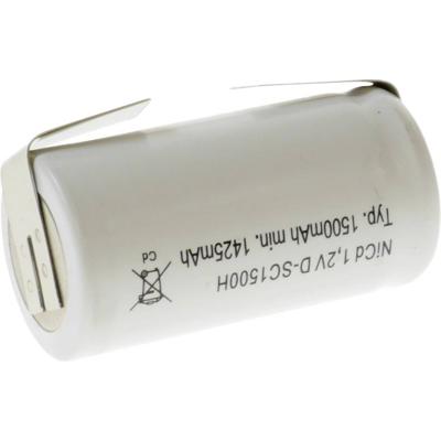 Mexcel Speciale oplaadbare batterij Sub-C NiCd 1.2 V 1500 mAh