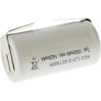 Mexcel Speciale oplaadbare batterij Sub-C NiCd 1.2 V 1500 mAh
