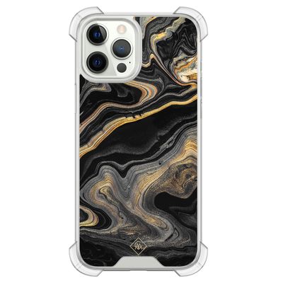 iPhone 12 (Pro) shockproof hoesje - Marbling