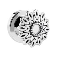 Tunnel met Mandala-design Chirurgisch staal 316L Tunnels & Plugs