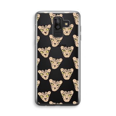 Tijger: Samsung Galaxy J8 (2018) Transparant Hoesje