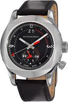 Horlogeband Burberry BU7631 Leder Zwart