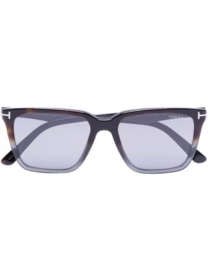 TOM FORD Eyewear lunettes de soleil Garrett à monture carrée - Gris