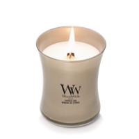 Woodwick Cypress Ore Medium Candle - Warm Nickel