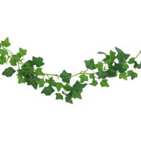 Chaks kunstplant/hangplant slinger - Klimop/hedera - groen - 173 cm