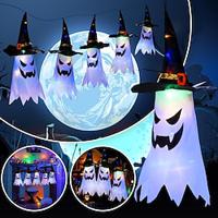 Halloween Decoraties Opknoping Verlichte Spoken Outdoor Indoor Led Nachtverlichting Voor Patio Boom Tuin Halloween Party Home Decor 1/2/4/8 Stuks Lightinthebox