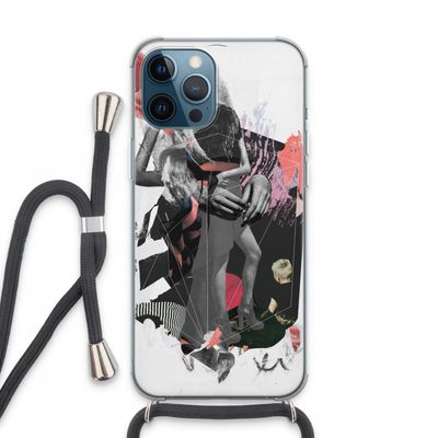 Dissimulation du réel: iPhone 13 Pro Max Transparant Hoesje met koord