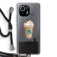 But first coffee: Xiaomi Mi 11 Transparant Hoesje met koord
