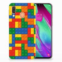 Samsung Galaxy A40 TPU bumper Blokken - thumbnail