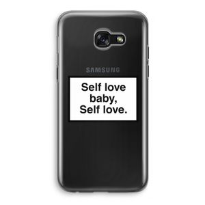 Self love: Samsung Galaxy A5 (2017) Transparant Hoesje