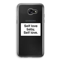 Self love: Samsung Galaxy A5 (2017) Transparant Hoesje