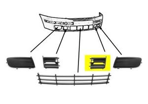 BUMPERGRILL ONDER LINKS Binnenkant 7622593