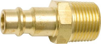 Insteeknippel mess.1/4" bu.euro!
