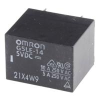 Omron G5LE-14-DC5 Powerrelais 5 V/DC 8 A 1x wisselcontact 1 stuk(s) Bag